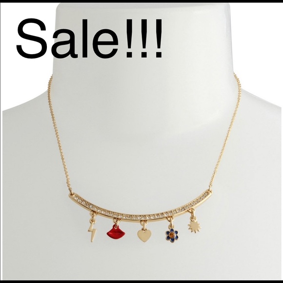 Betsey Johnson Jewelry - Betsey Johnson Shaky Charm Necklace SALE PRICE MARKED.